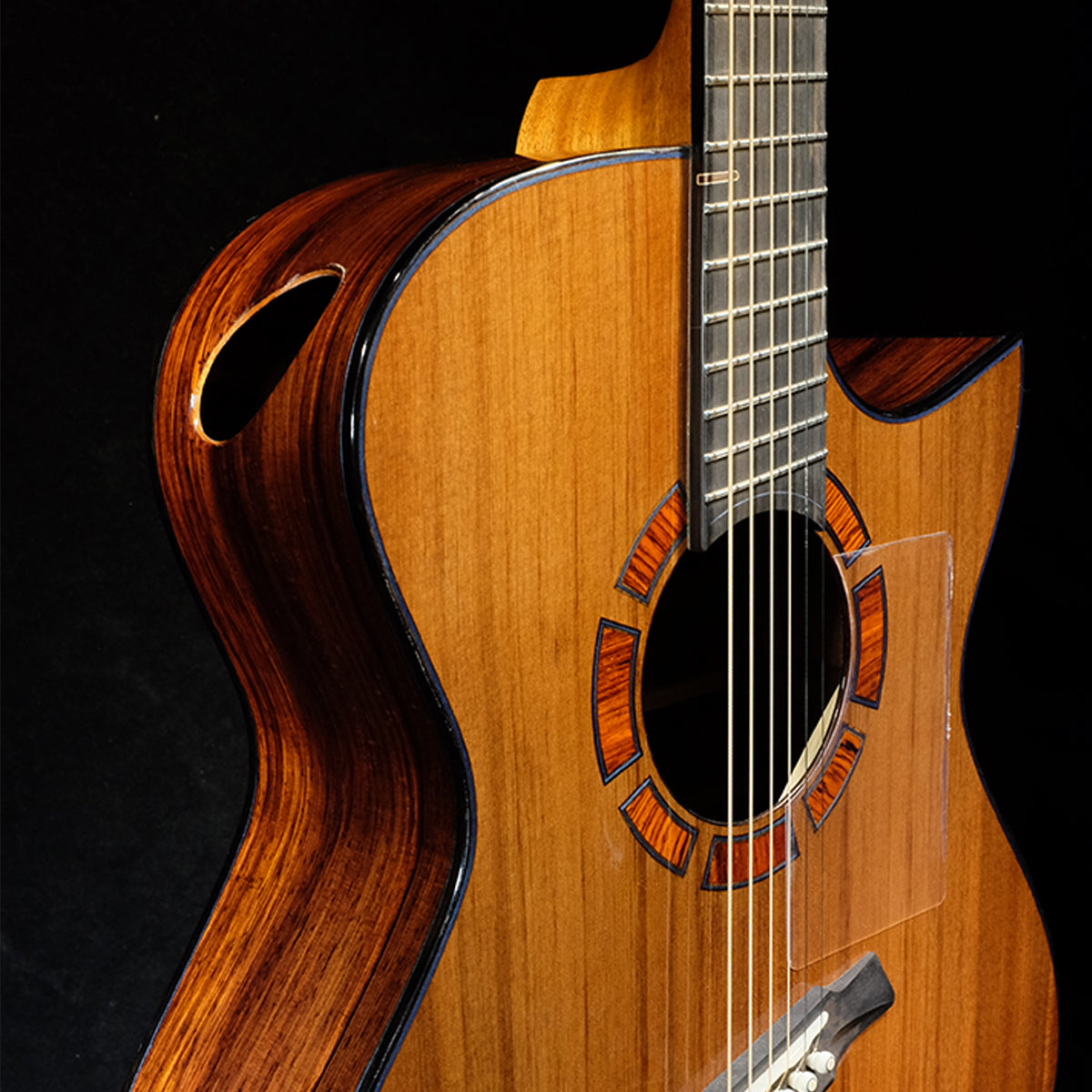 Blue Label | MJ Sinker Redwood Mexican Cocobolo #177 | Fan Fret Hold