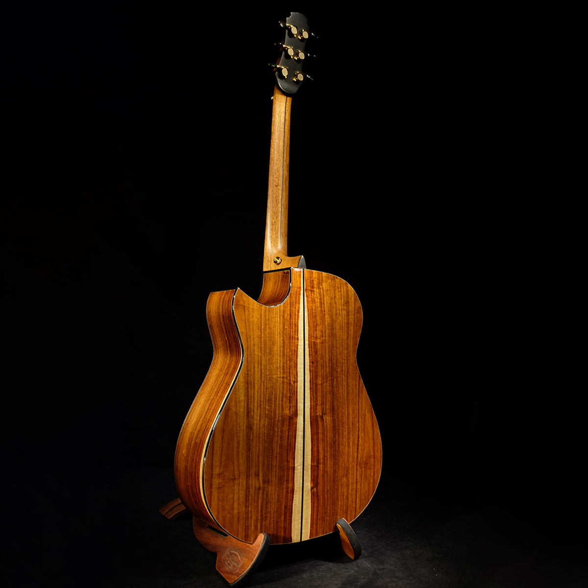 Blue Label | MD Swiss Spruce Mexican Granadilo Fan Fret | #189 BRICKHOUSE