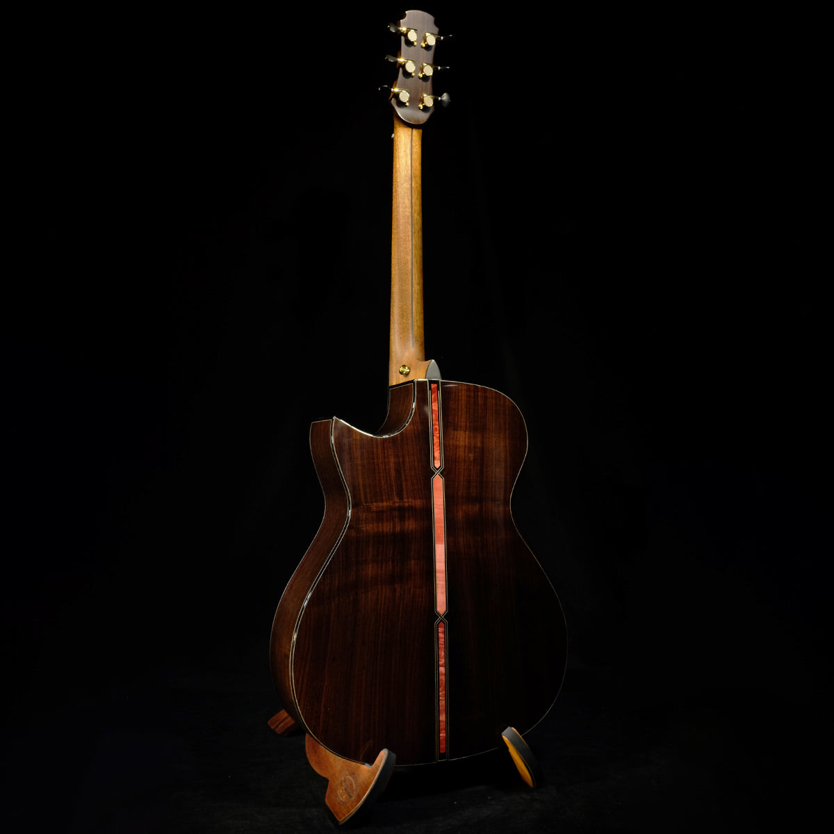 Blue Label | Deep OM Swiss Moon Indian Rosewood #6 | Hold