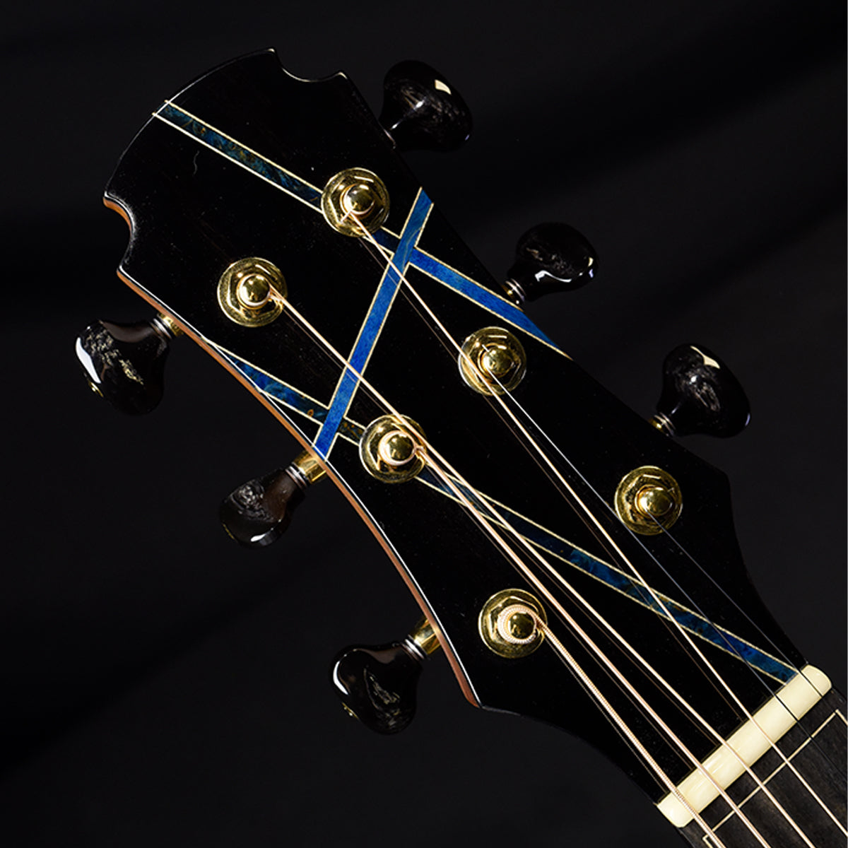 Blue Label | Deep OM Adirondack Ancient Bog Oak #151 | Hold