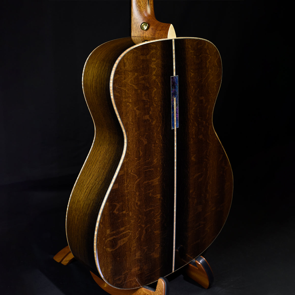 Blue Label | Deep OM Adirondack Ancient Bog Oak #151 | Hold