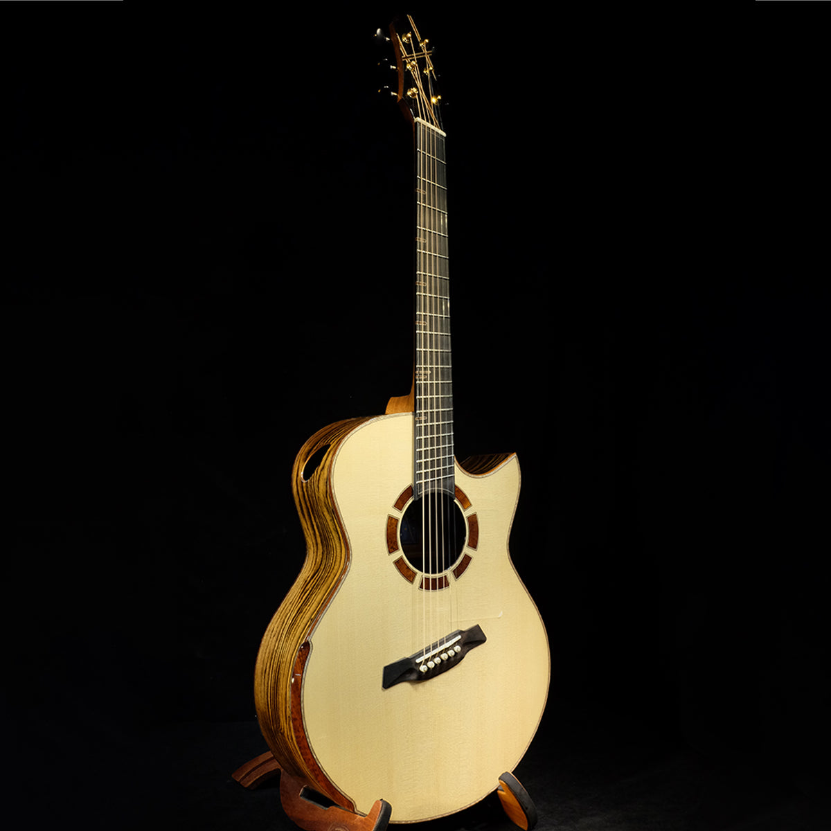 Blue Label | SJ Torrefied Swiss Mexican Bocote Fan Fret | #200 Hold