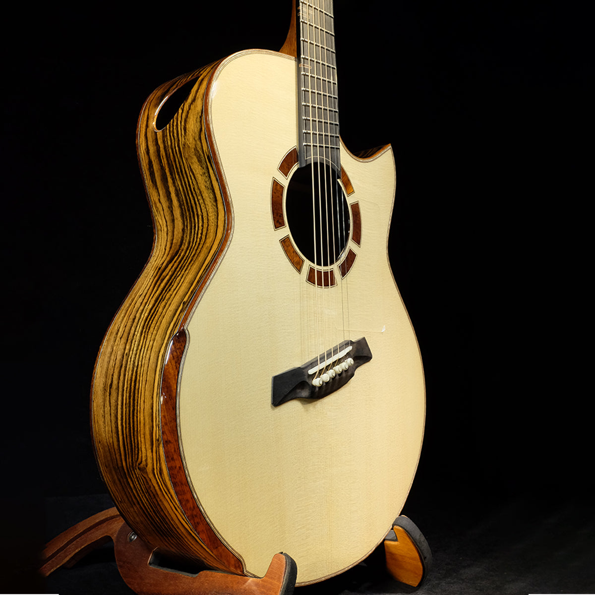 Blue Label | SJ Torrefied Swiss Mexican Bocote Fan Fret | #200 Hold