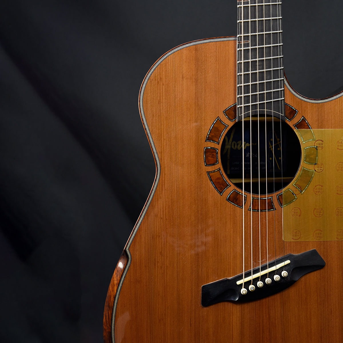 Blue Label | MD Sinker Redwood Ancient Bog Oak #206 | Fan Fret Hold