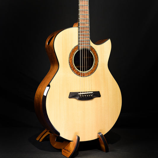 Blue Label | SJ Torrefied Adirondack Madagascar Rosewood Falcate | #225 GuitartoGo