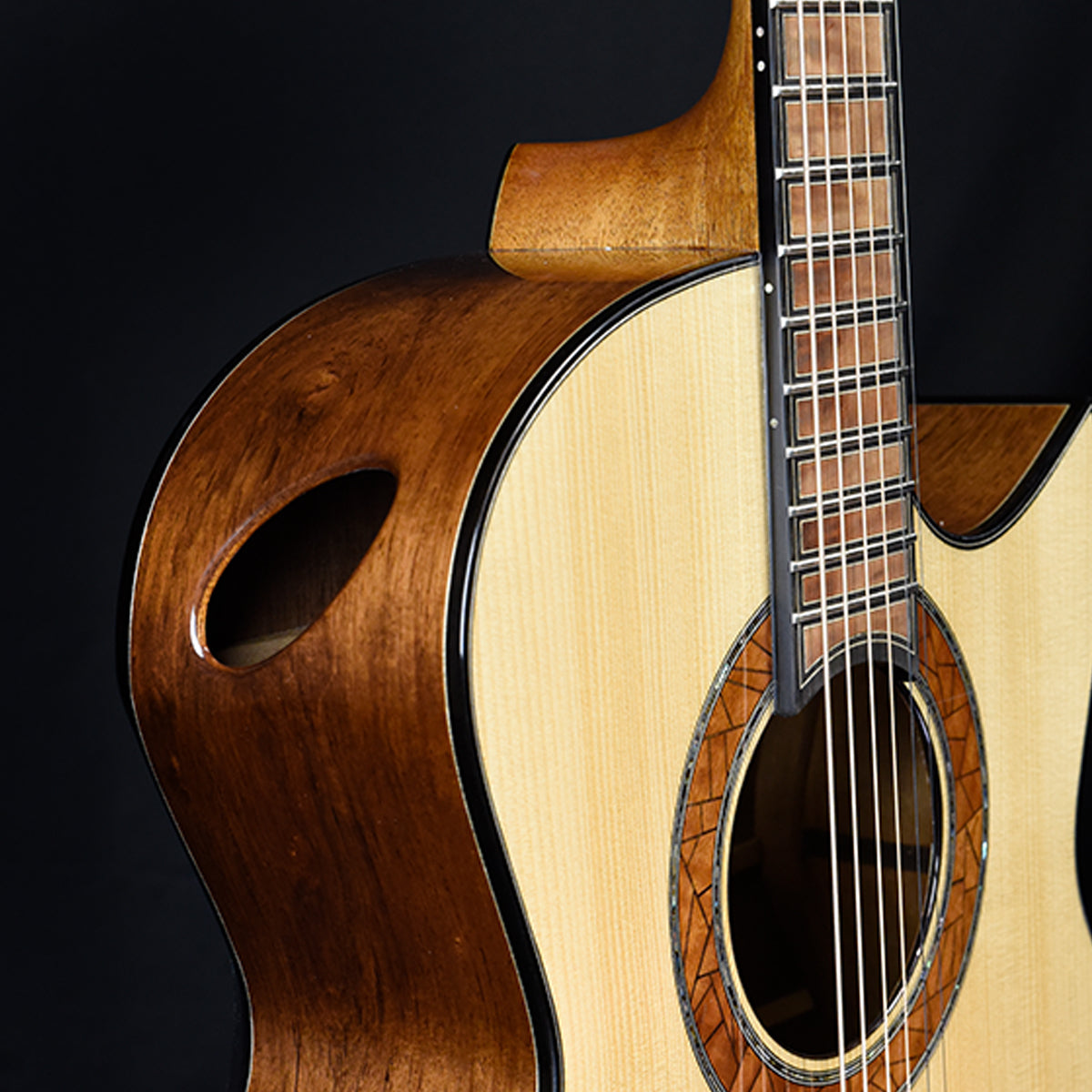 Blue Label | SJ Torrefied Adirondack Madagascar Rosewood Falcate | #225 GuitartoGo
