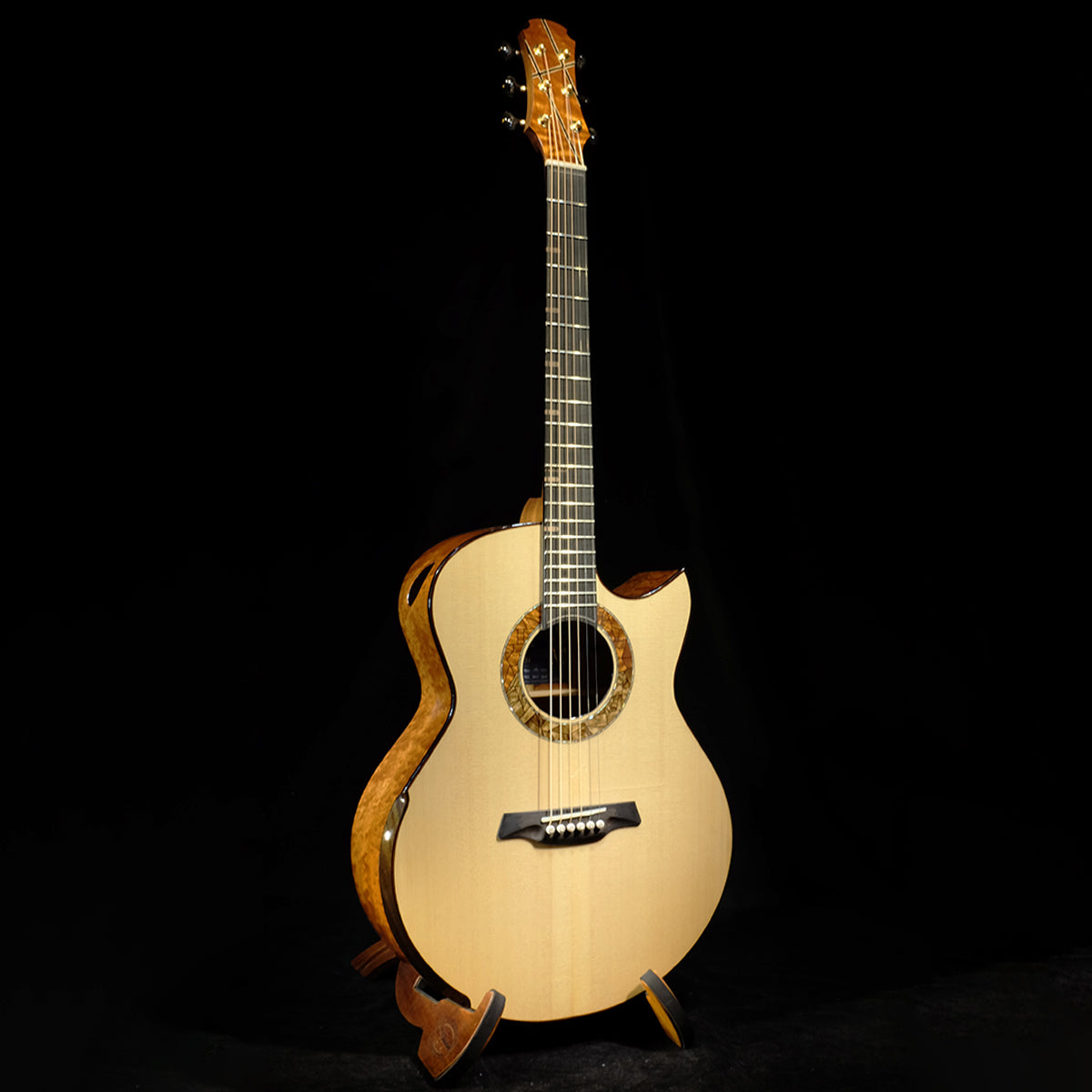 Blue Label | SJ Adirondack Quilted Sapele #35 | Hold