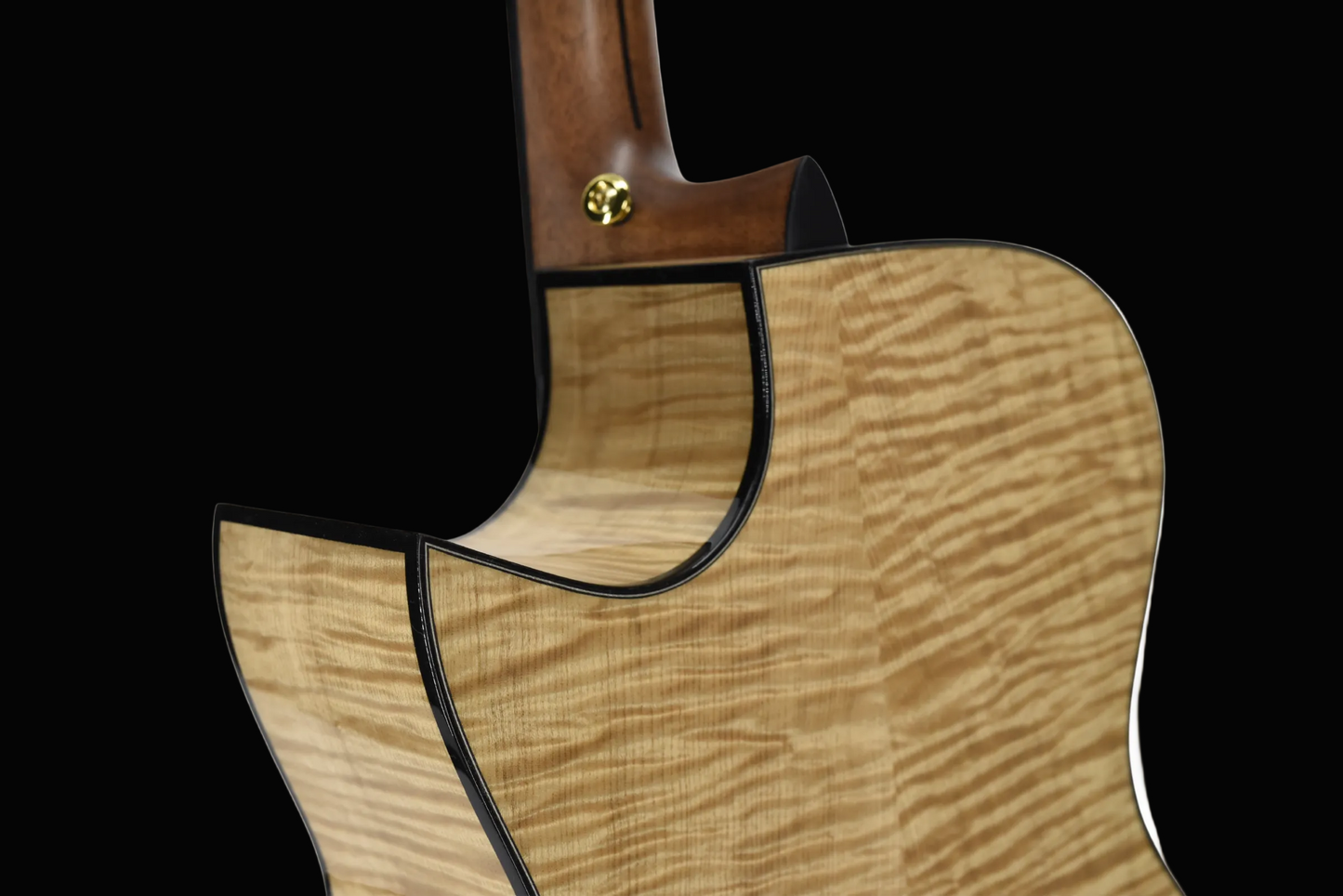 Blue Label | Deep OM Swiss Moon Flamed Maple | #294