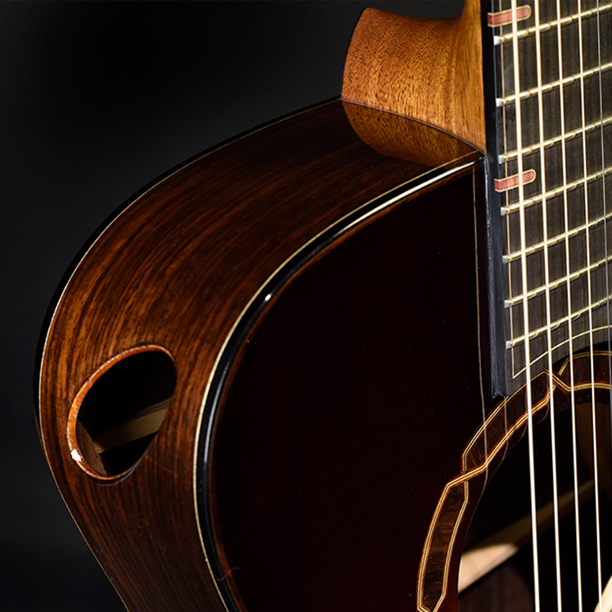 Blue Label | Deep OM Sitka Indian Rosewood #5 | Sunburst Hold