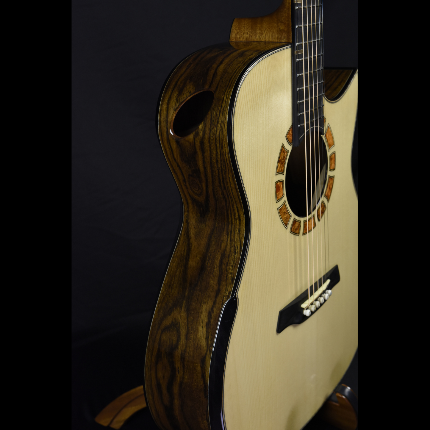 Blue Label | Deep OM Adirondack Mexican Bocote | #241 | Hold