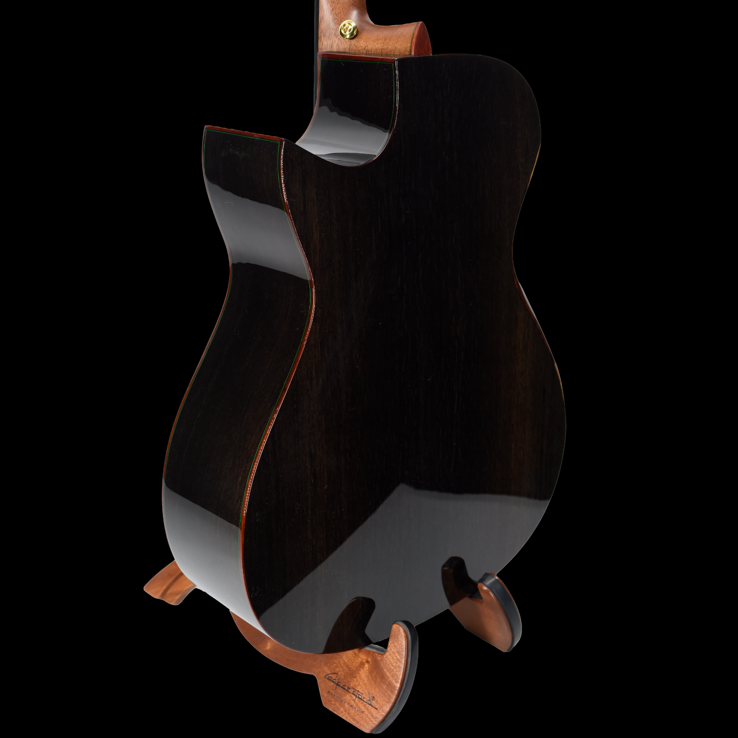 Blue Label | Deep OM Sinker Redwood Ancient Bog Oak | #301 | Hold