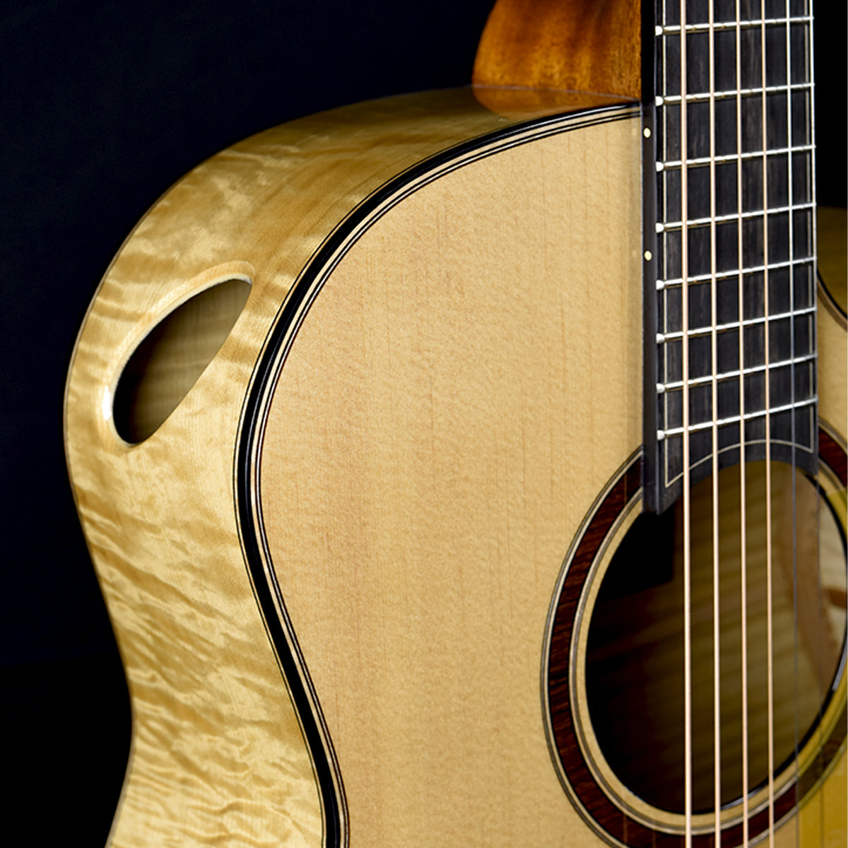 Black Label | MD Sitka Spruce Flamed Maple