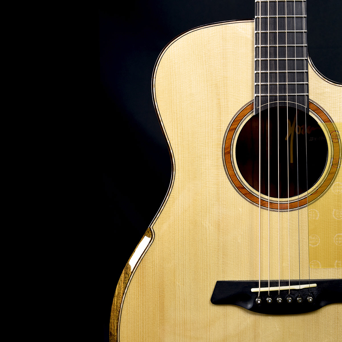 Black Label | Deep OM Adirondack Spruce Mexican Granadillo