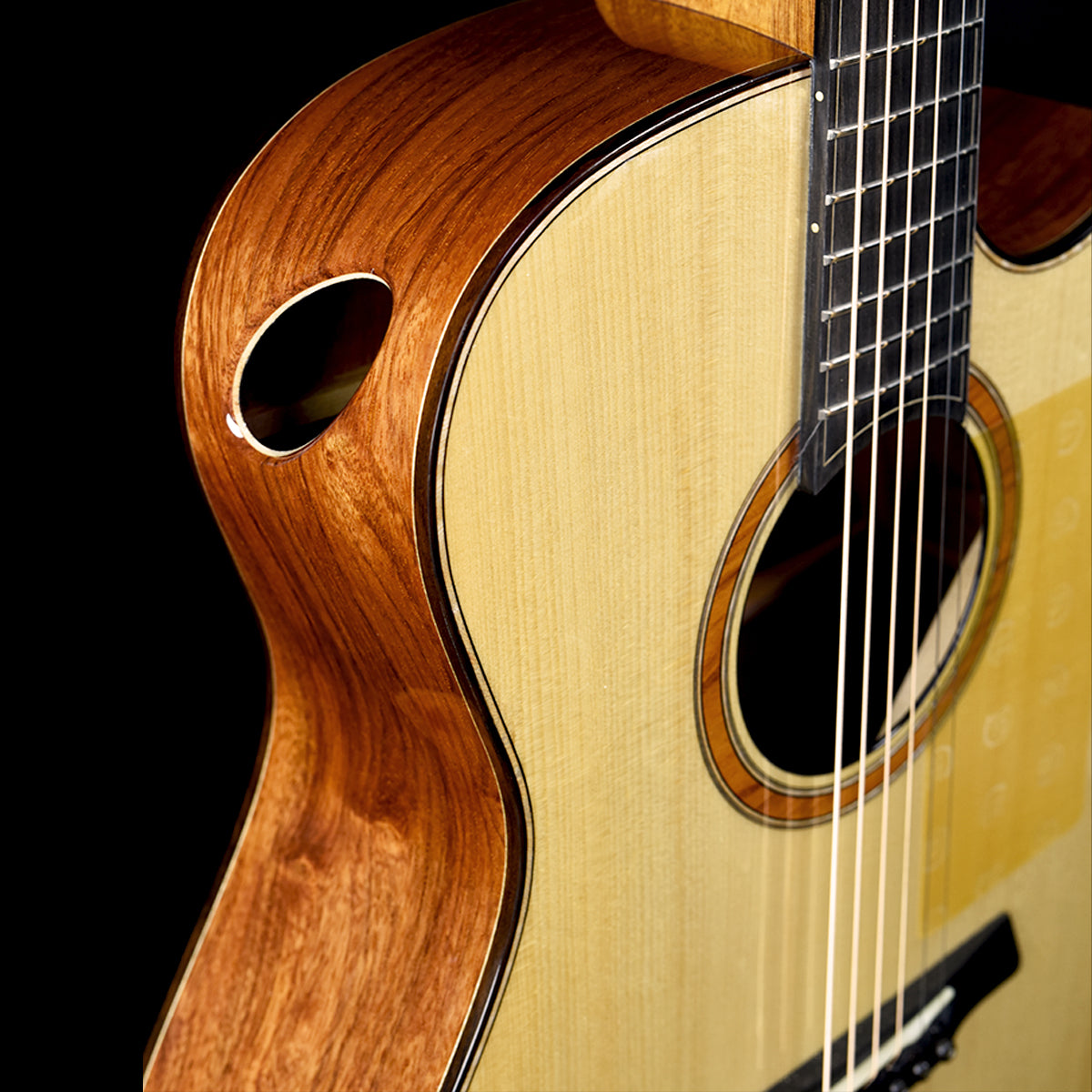 Black Label | Deep OM Adirondack Spruce Mexican Granadillo