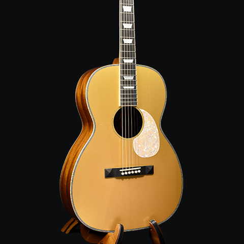 Red Label | OO Adirondack African Mahogany | Slotted Headstock Gold Top