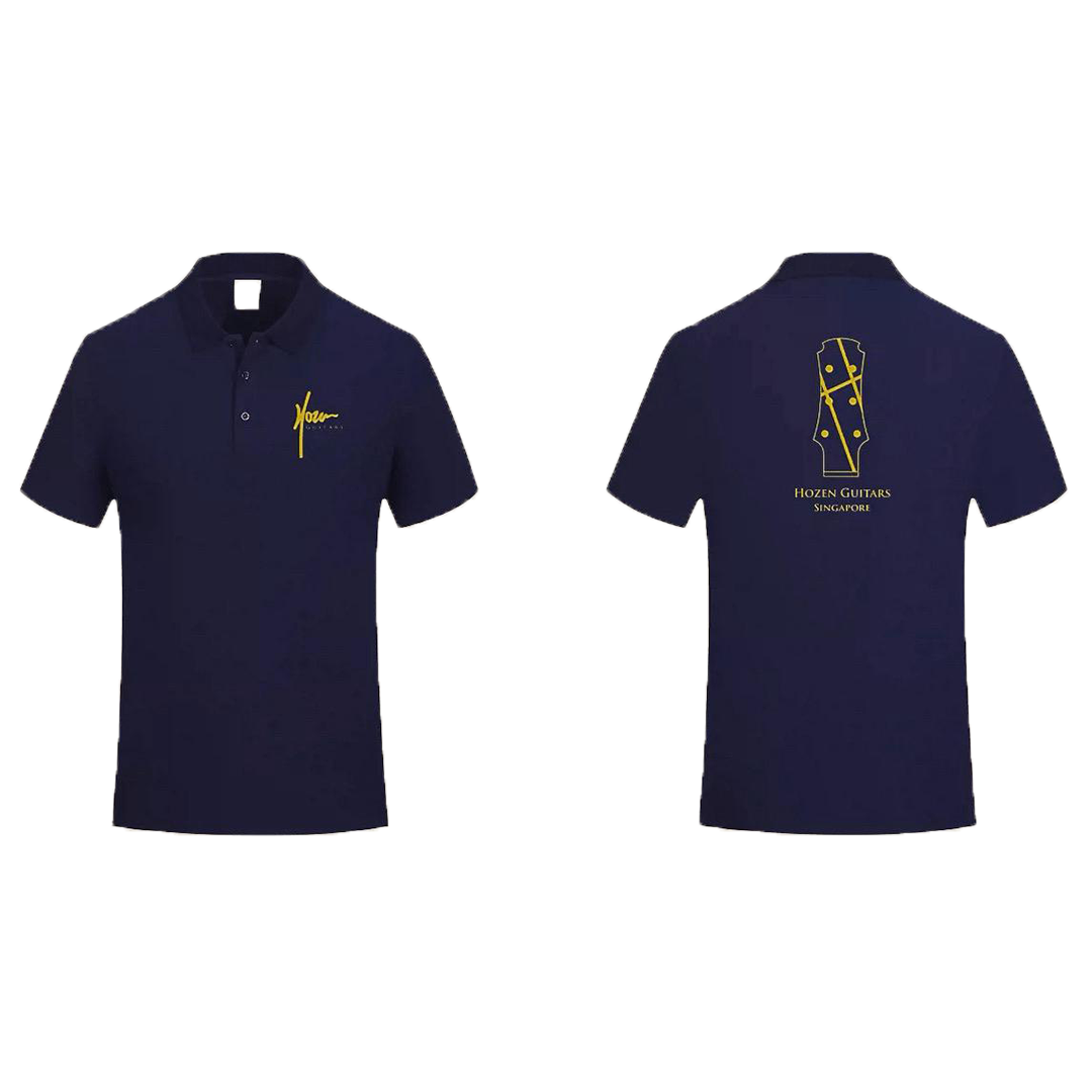 Hozen Blue Polo T-Shirt