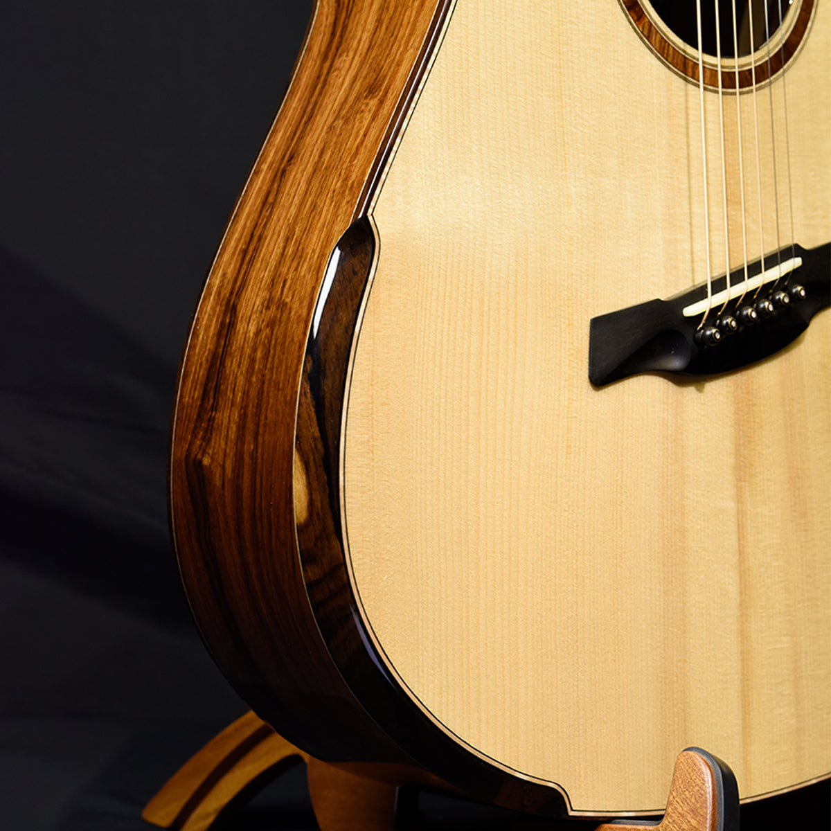 Black Label | MD Adirondack Mexican Granadillo Fan Fret