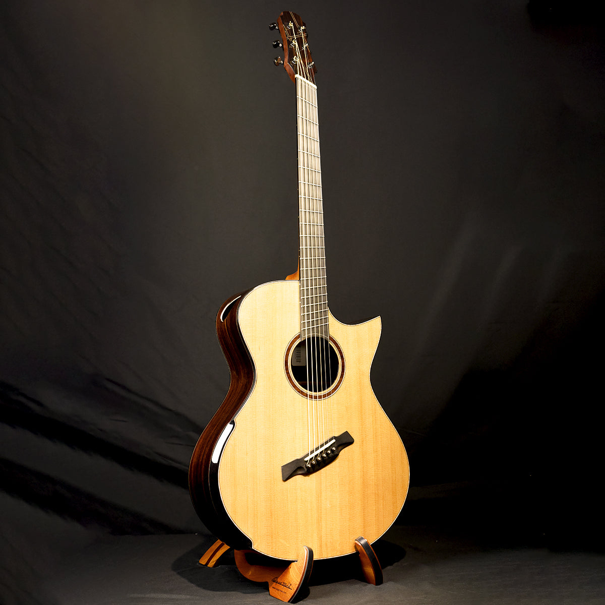 MJ Sitka with Indian Rosewood Fanned Fret