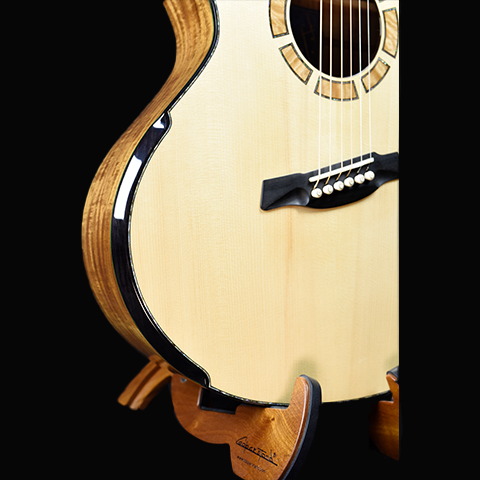 Blue Label | MJ Adirondack Pacific Koa Fan Fret | #133 | HOLD