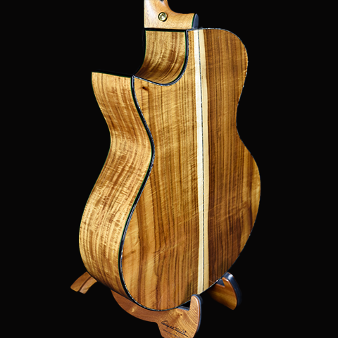 Blue Label | MJ Adirondack Pacific Koa Fan Fret | #133 | HOLD