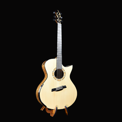 Blue Label | MJ Adirondack Pacific Koa Fan Fret | #133 | HOLD