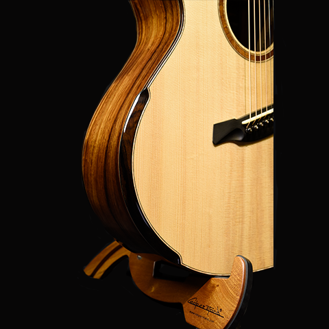 Black Label | MJ Torrefied Adirondack Mexican Granadillo Fan Fret