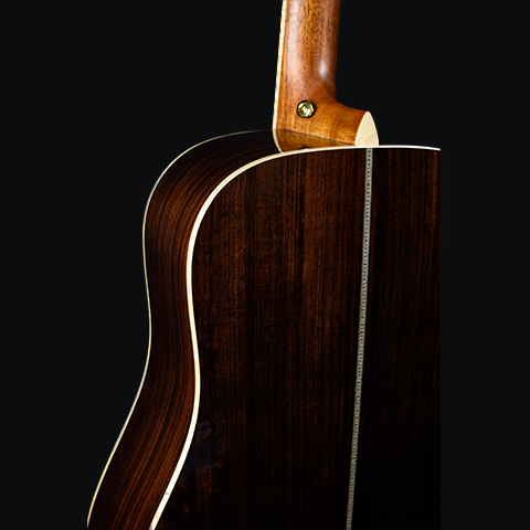 Red Deluxe | RICE| DR Torrefied Adirondack Indian Rosewood Large Soundhole