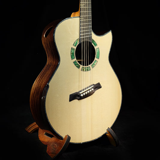 Blue Label | SJ Swiss Moon Indian Rosewood Fan Fret | #102 Hold