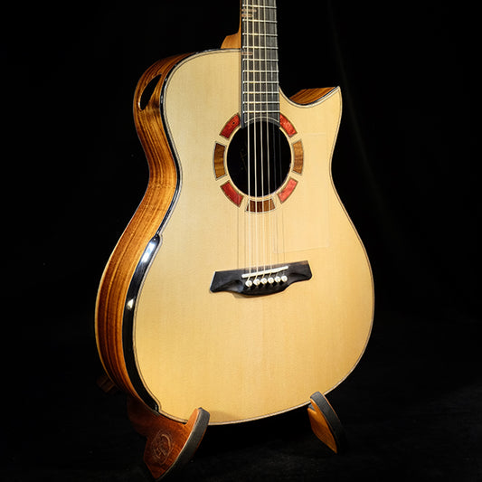 Blue Label | Deep OM Sitka  Mexican Granadilo #104 | Brickhouse