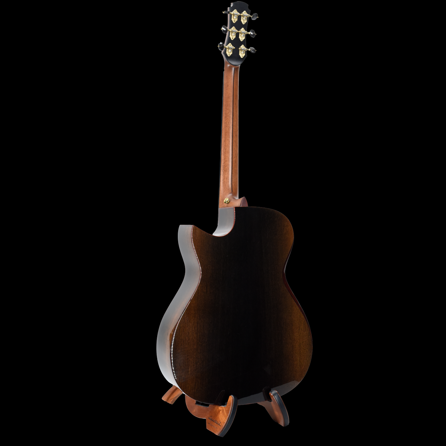 Blue Label | Deep OM Swiss Moon Spruce Ancient Bog Oak | #303 | Hold