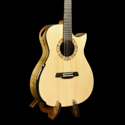 Blue Label | Deep OM Adirondack Pacific Koa | #127 HOLD