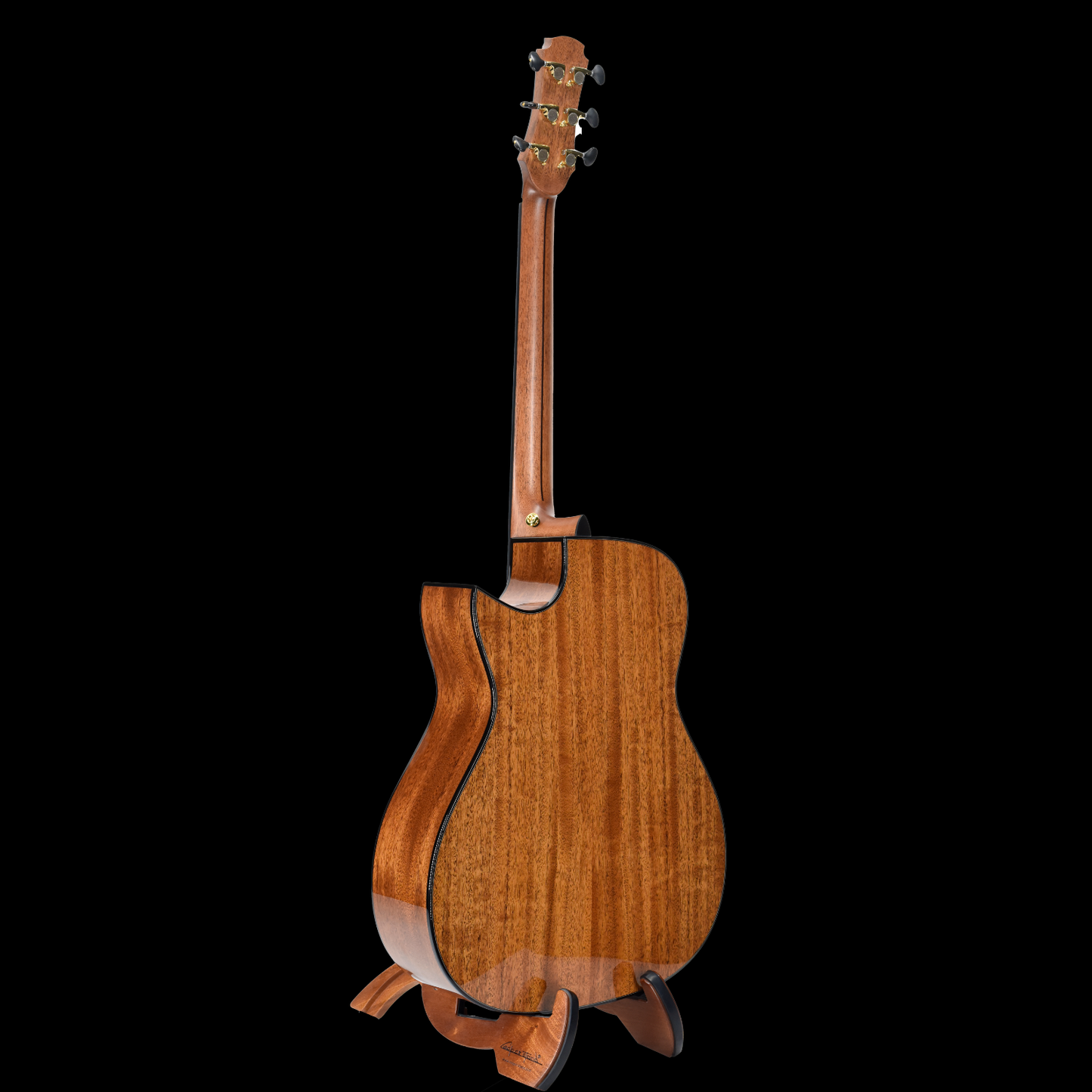 Gold Label | Deep OM Adirondack Mahogany Non-Fanned Fret