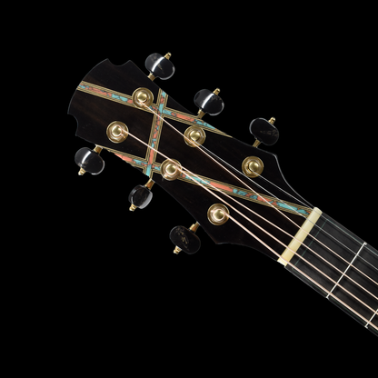 Blue Label | Deep OM Sinker Redwood Ancient Bog Oak | #301 | Hold