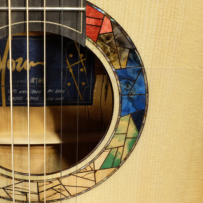 Blue Label | Deep OM Swiss Moon Flamed Spalted Maple #143