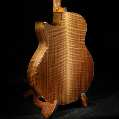Blue Label | SJ Torrefied Adirondack Flamed Walnut Fan Fret | #158 TGS