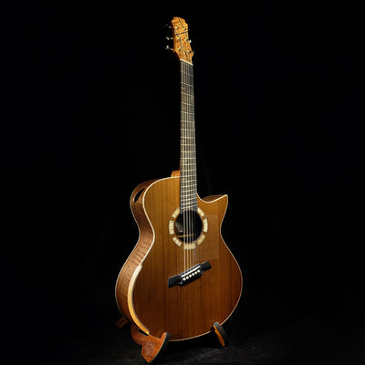 Blue Label | MJ Torrefied Red Cedar Flamed Walnut #168 | Fan Fret Hold