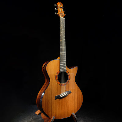 Blue Label | MJ Sinker Redwood Mexican Cocobolo #177 | Fan Fret BRICKHOUSE
