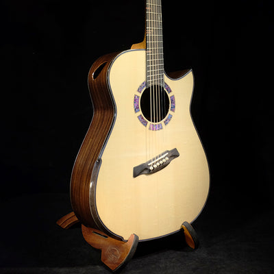 Blue Label | MD Torrefied Swiss Moon Indian Rosewood Fan Fret | #181 | ON HOLD