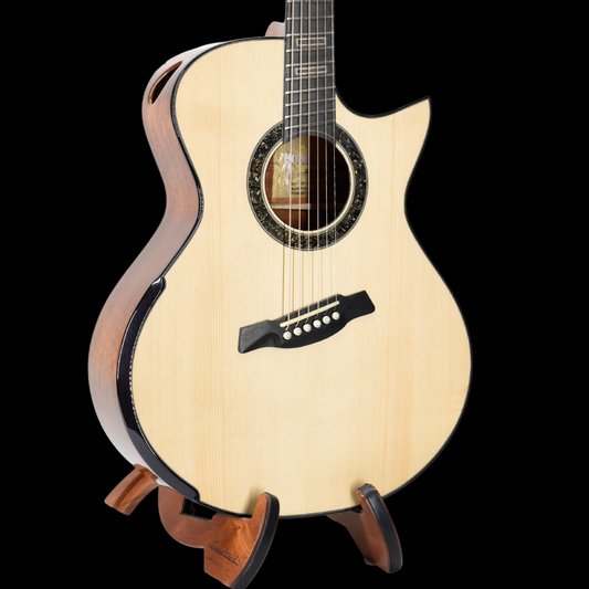 Gold Label | MJ Adirondack Mahogany Fanned Fret | Hold
