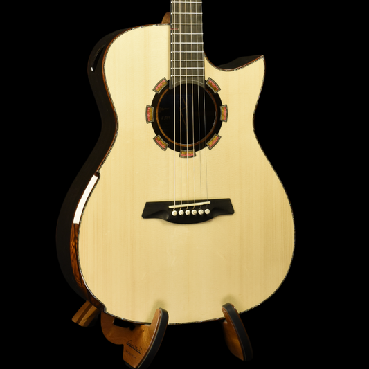 Blue Label | Deep OM Swiss Spruce Mexican Ziricote | #279