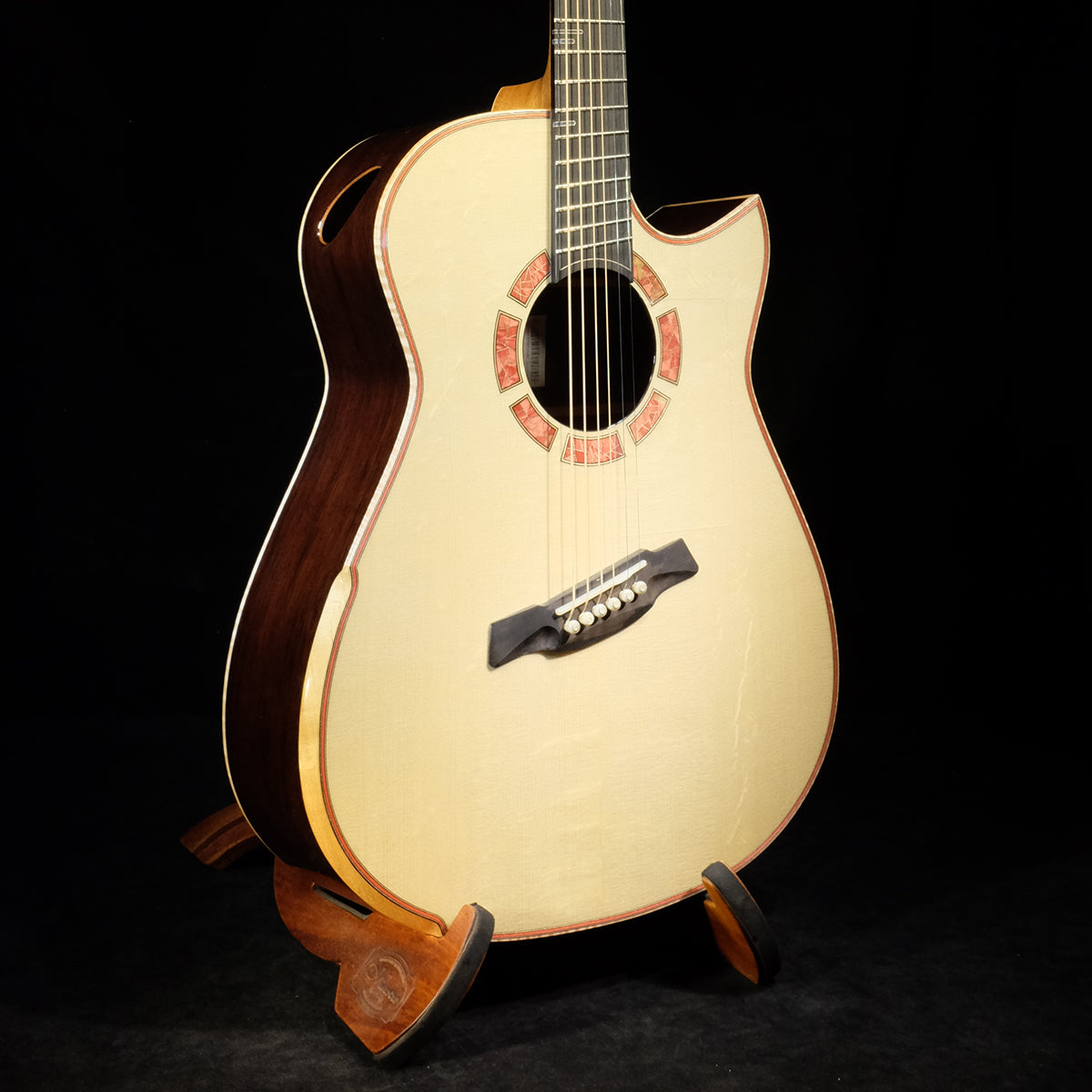 Blue Label |  MD Swiss Moon Madagascar Rosewood Fan Fret | #202 SixStrings Collective UK