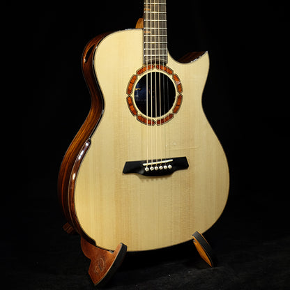 Blue Label | Deep OM Swiss Moon Mexican Cocobolo | #14 Hold
