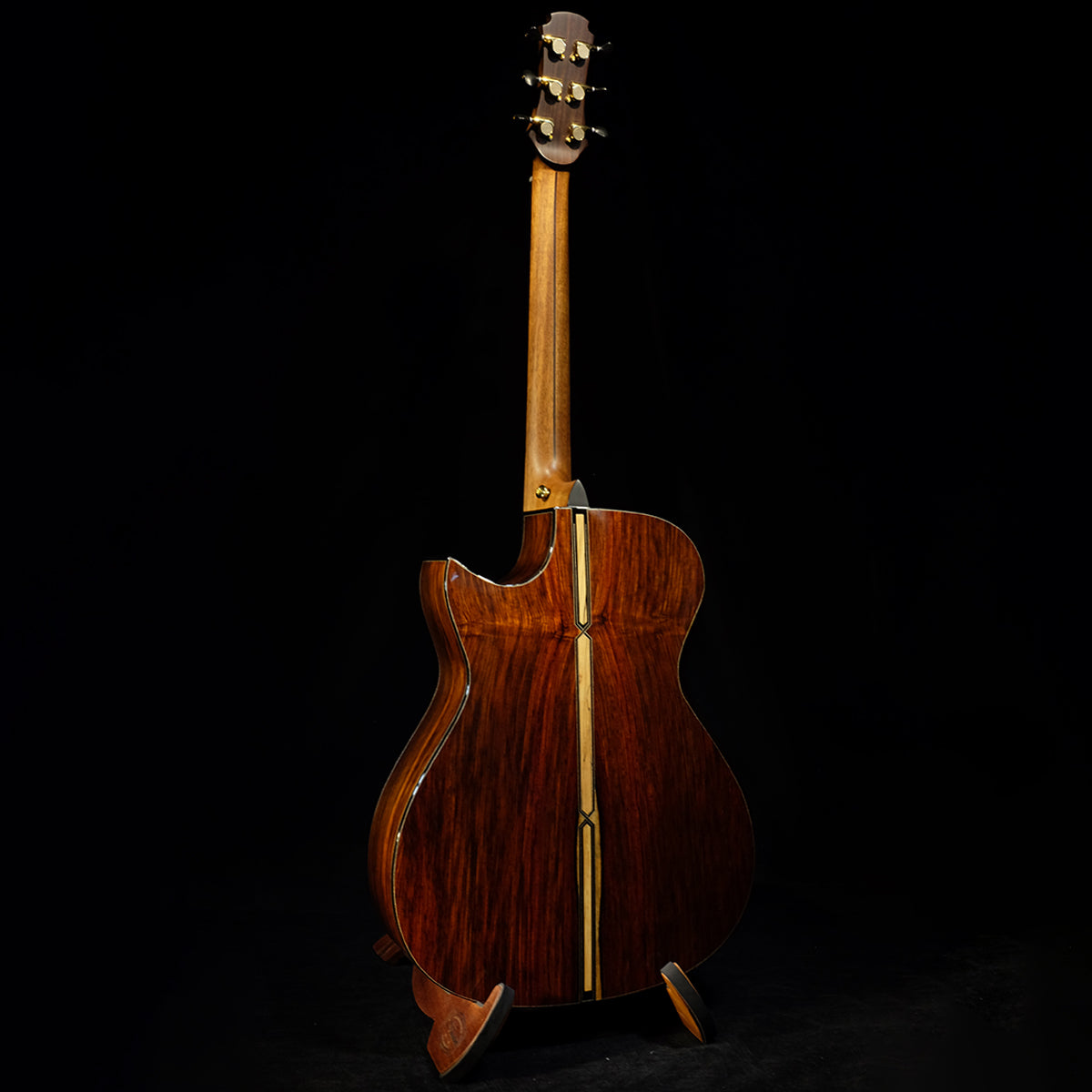 Blue Label | Deep OM Swiss Moon Mexican Cocobolo | #14 Hold
