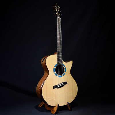 Blue Label | MJ Torrefied Swiss Flamed Walnut #141 | Fan Fret Hold