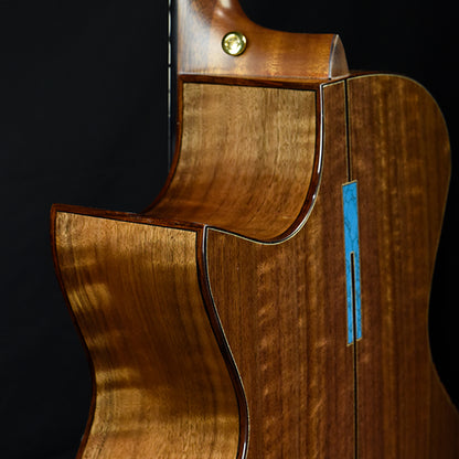 Blue Label | MJ Torrefied Swiss Flamed Walnut #141 | Fan Fret Hold