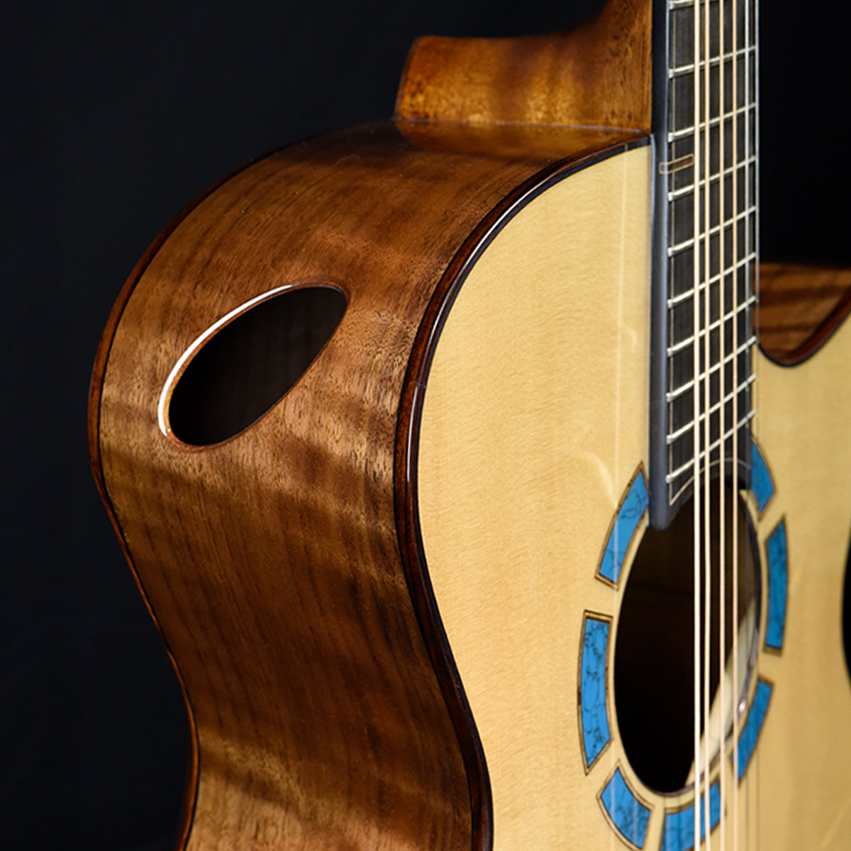 Blue Label | MJ Torrefied Swiss Flamed Walnut #141 | Fan Fret Hold