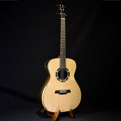 Blue Label | Deep OM Adirondack Ancient Bog Oak #151 | Hold