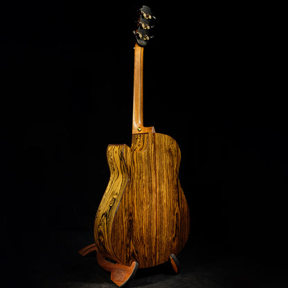 Blue Label | MD Torrefied Swiss Moon Mexican Bocote Fan Fret | #198 Hold