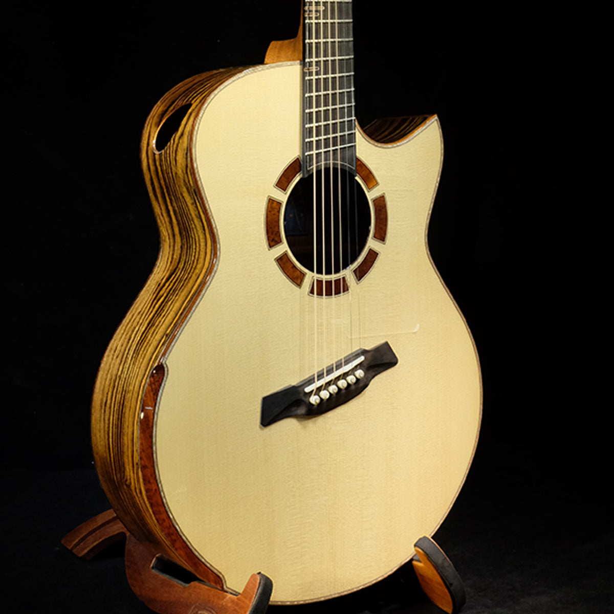 Blue Label | SJ Torrefied Swiss Mexican Bocote Fan Fret | #200 Hold