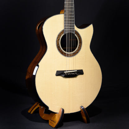 Blue Label | SJ Torrified Swiss Moon Indian Rosewood Falcate | #222 SOLD